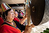 Celebrating Gawai at Annah Rais's long house, Sarawak, Malaysia