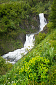 The waterfall Saut deth Pish in the Valle de Varrados