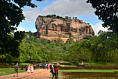 Blick auf den Sigiriya-Felsen, Sigiriya, Sri Lanka