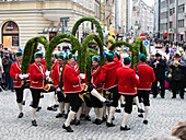 Traditional bavarian dance, Schäfflertanz, Munich, Upper Bavaria, Germany, Europe