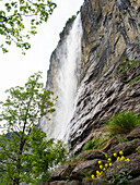 Staubachfall Wasserfall, Lauterbrunnental, Schweiz