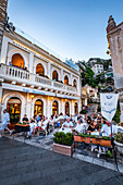 Altstadt und Einkaufsgassen von Taormina, Sizilien, Süditalien, Italien