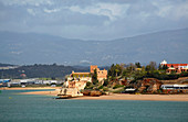 Castelo de Sao Joao do Arade at Ferragudo, Castle, Atlantic Ocean, District Faro, Region of Algarve, Portugal, Europe