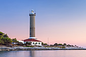 Lighthouse Veli Rat on the island Dugi Otok at the  Mediterranean Sea, Zadar, North Dalmatia, Dalmatia, Croatia, Southern Europe, Europe