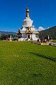 National Memorial Chorten also known as the Thimphu Chorten. Thimphu, Bhutan, Himalayan Country, Himalayas, Asia, Asian