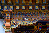 Inside the Punakha Dzong, also known as Pungtang Dewa chhenbi Phodrang. Punakha, Bhutan, Himalayan Country, Himalayas, Asia, Asian.
