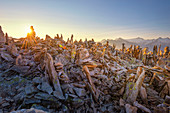 Peterskopfl bei Sonnenaufgang, Österreich, Zillertal