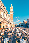 St Mark's Square, Venice, Veneto, Italy.