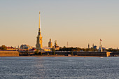 Peter und Paul Festung am Fluss Newa. Sankt Petersburg, Russland