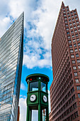 Wolkenkratzer in Postdammer Platz in Berlin, Deutschland, Europa