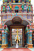 The hindu Kaylasson temple, Port Louis, Port Louis district, Mauritius, Africa