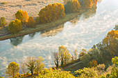 Autumn on Adda river, Airuno, Lecco province, Brianza, Lombardy, Italy, Europe