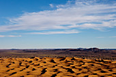 Dune landscape of Erg Chebbi desert, Erg Chebbi, Merzouga, Errachidia, Morocco