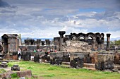 Ausgrabung von Zvartnotz bei Jerewan am Fuße des Ararat, Armenien, Asien