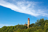 Alter und Neuer Leuchtturm am Kap Arkona, Rügen, Ostsee, Mecklenburg-Vorpommern, Deutschland
