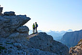 Hiking in the Dolomites, South Tyrol mountains, summer, hiking, climbing