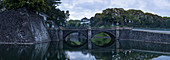 Panorama of the Imperial Palace in central Tokyo, Japan, Asia