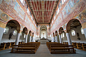 St. Georg church, Reichenau-Oberzell, Reichenau Island, UNESCO World Heritage Site, Lake Constance, Baden-Wurttemberg, Germany, Europe