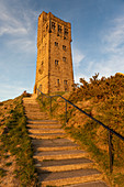 The Victoria Tower (Jubilee Tower) at Castle Hill near Almondbury, Huddersfield, West Yorkshire, Yorkshire, England, United Kingdom, Europe