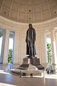 Statue von Thomas Jefferson, Thomas Jefferson Memorial, Washington DC, Vereinigte Staaten von Amerika, Nordamerika
