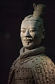 Terrakotta-Armee am Qin Terrakotta-Krieger- und Pferdemuseum in Xi'an, Provinz Shaanxi, China, Asien