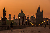 Karlsbrücke, Prag, UNESCO-Weltkulturerbe, Tschechien, Europa
