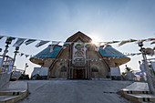 Eingang zur Maruf al-Karkhi Sufi Moschee, Bagdad, Irak, Mittlerer Osten
