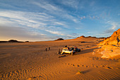 Expedition jeep in Northern Chad, Africa