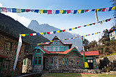 The trekking lodge in the Khumbu valley off luxury accommodation, delicious Nepalese food, a relaxing atmosphere and is run by local Sherpa people. The trek to Everest Base Camp (EBC) is possibly the most dramatic and picturesque in the Nepalese Himalaya. Not only will you stand face to face with Mount Everest, Sagarmatha in Nepali language, at 8,848 m (29,029 ft), but you will be following in the footsteps of great mountaineers like Edmund Hillary and Tenzing Norgay. The trek is scenic and offers ever-changing Himalayan scenery through forests, hills and quaint villages. A great sense of anti