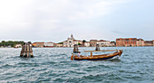 Grand Canal with Sailor, Venice, Italy