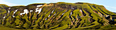 Rhyolith-Berge, Tal von Thor, Island