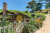 Samwise Gamgee's Haus, Hobbiton Movie Set, Matamata, Waikato-Region, Nordinsel, Neuseeland, Pazifik