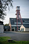 Förrderturm am Arno-Lippmann Schacht, UNESCO World Heritage Montanregion Erzgebirge, Altenberg-Zinnwald, Saxony