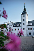 Rathaus am Obermarkt, historische Altstadt Freiberg, UNESCO Welterbe Montanregion Erzgebirge, Sachsen