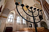 in the synagogue in the Jewish ghetto of Trebic, South Moravia, Czech Republic