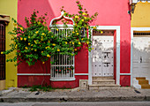 Straße von Getsemani, Cartagena, Departamentos Bolivar, Kolumbien, Südamerika