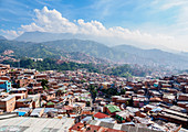 Comuna 13, elevated view, Medellin, Antioquia Department, Colombia, South America