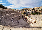 Römisches Theater, Amman, Gouvernement Amman, Jordanien, Naher Osten