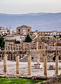 Oval Plaza, Jerash, Jerash Governorate, Jordanien, Naher Osten