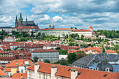 Prague Castle and city, Prague, Central Bohemia, Czech Republic