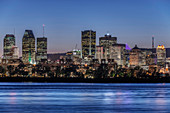 Skyline von Montreal nachts, Quebec, Kanada