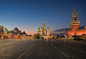 Kreml, Basilius-Kathedrale und Roter Platz, Moskau, Russland