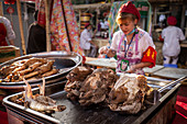 Markt in Kaschgar, China, Asien