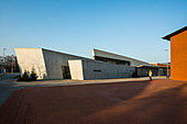 Feuerwehrhaus, Architektin Zaha Hadid, Architekturpark, Weil am Rhein, Baden-Württemberg, Deutschland