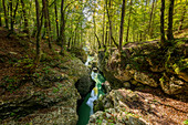 Mostrica Schlucht bei Stara Fucina, Triglav Nationalpark, Slowenien