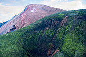 Vulkanlandschaft im Fjallabak Naturschutzgebiet, Südisland, Island, Europa