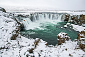 Iceland, Iceland, Far North, Frost, Cold, Ice, Snow, Winter, Kayaking, Kayaking, White Water, Godafoss, Danger, Icy, Waterfall, February