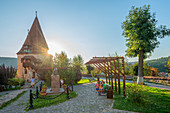 Schustertrum mit Gedenkpark, Sighisoara, Transsylvanien, Rumänien