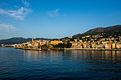 Stadtansicht, Morgenstimmung, Bastia, Korsika, Frankreich