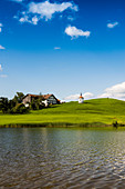 Hegratsrieder See, bei Füssen, Ostallgäu, Allgäu, Bayern, Deutschland